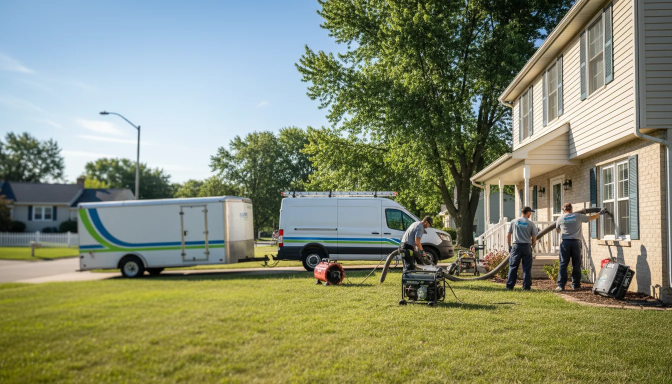 Flooded Basement Restoration And Cleanup With Repair in Sharpsburg, IA near me